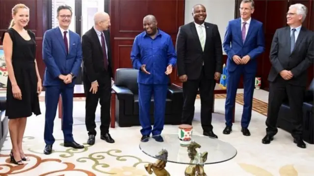 Rais Ndayishimiye amekuwa akifanya mazungumzo na ujumbe wa EU