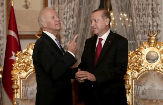 Biden Başkan Yardımcısı iken Ocak 2016'da İstanbul'u ziyaret etmiş ve Cumhurbaşkanı Erdoğan'la görüşmüştü.