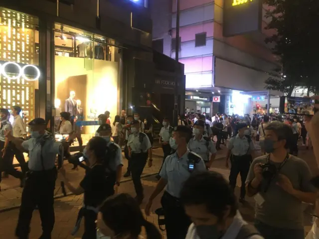 香港铜锣湾。