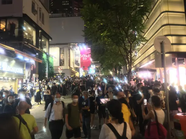 香港铜锣湾。