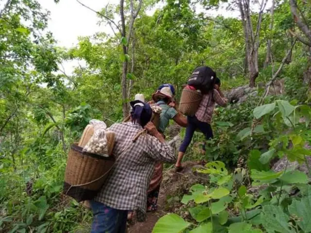 ဒေသခံတွေ ထွက်ပြေးတိမ်းရှောင်နေရ