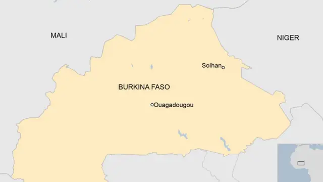 Mapụ Burkina Faso