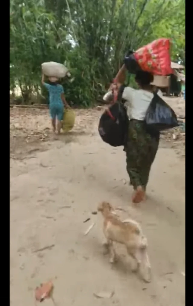 စစ်ရှောင်တွေ နေအိမ်‌‌ ‌ကနေတိမ်းရှောင်ကြ