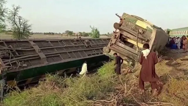 At least 30 people have died in the crash, and several more are in a critical condition