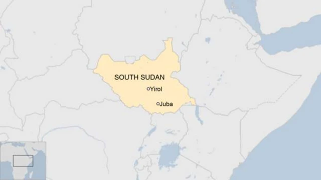 Ramani ya Sudani Kusini