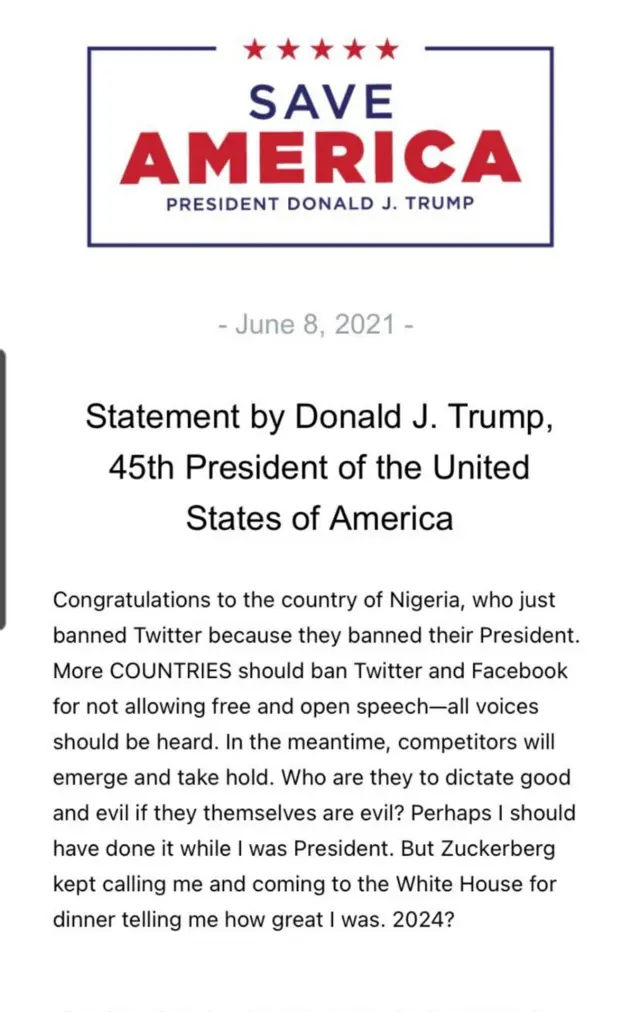 DONALD TRUMP