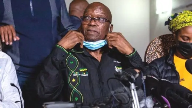 दक्षिण अफ्रीका के पूर्व राष्ट्रपति जैकब जुमा