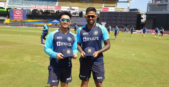 कोलंबो में ईशान किशन और सूर्या कुमार यादव