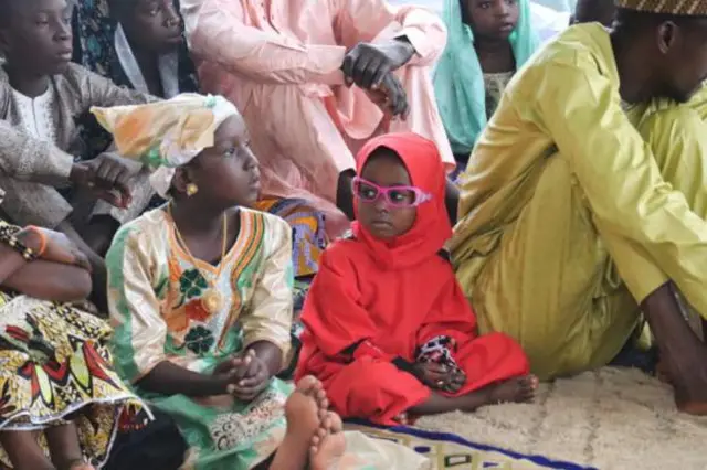 This family turned out in style to the Central Mosque in Cameroon's capital, Yaoundé