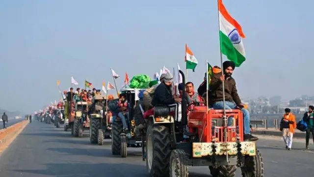 किसानों का विरोध प्रदर्शन