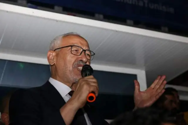 Guddoomiyaha baarlamaanka Tunisia Rached Ghannouchi