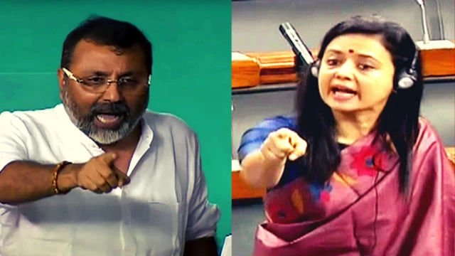 निशिकांत दुबे और महुआ मोइत्रा