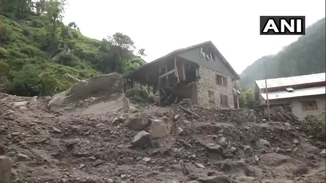 जम्मू - कश्मीर के किश्तवाड़ में बादल फटने के बाद का हाल