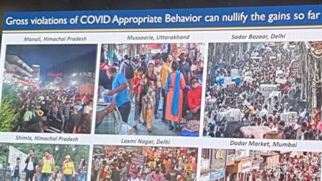 हिल स्टेशनों पर कोविड नियमों का उल्लंघन