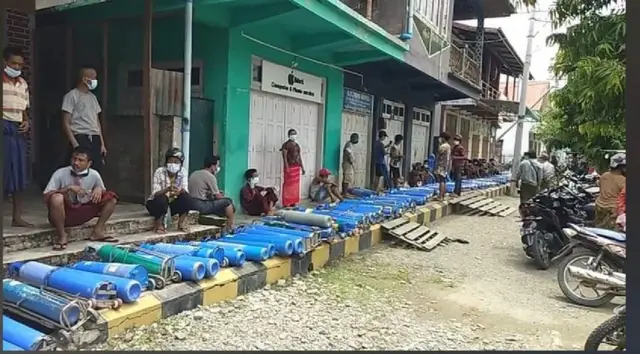 ကလေးမြို့ကို  အောက်ဆီဂျင် ဝင်ရောက်မှုနည်းနေ