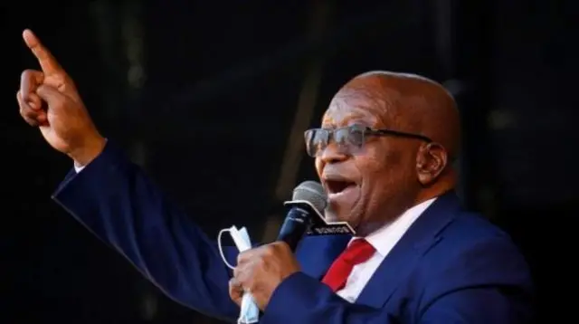 Zuma kwa sasa anatumikia kifungo cha miezi 15