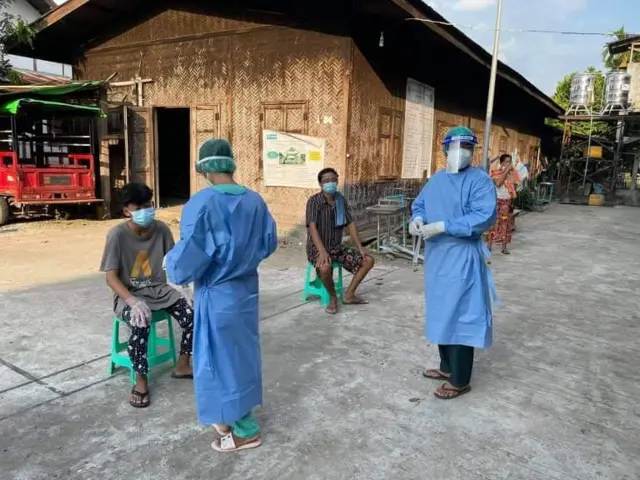မြစ်ကြီးနား စီတာပူရပ်ကွက် စစ်ရှောင်စခန်းက စစ်ရှောင် ၂၆ ဦးမှာ ကိုဗစ်ပိုးတွေ့
