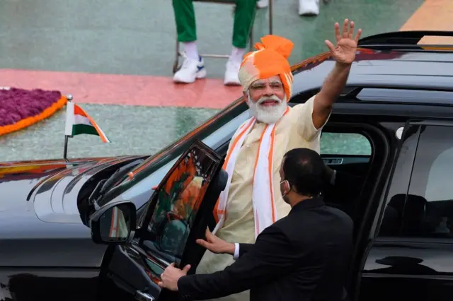 नरेंद्र मोदी ( 15 अगस्त 2020 की तस्वीर)