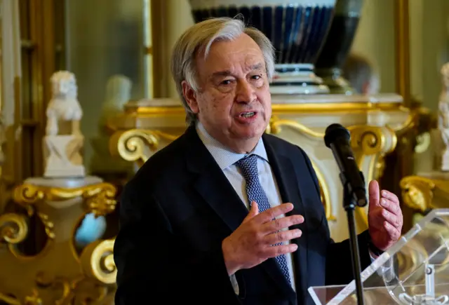 Birleşmiş Milletler (BM) Genel Sekreteri Antonio Guterres