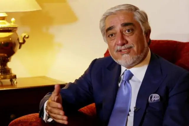 Shugaban Kwamitin Koli na Sasantawa na Afghanistan Abdullah Abdullah