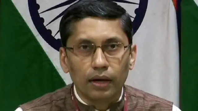 ભારતીય વિદેશ મંત્રાલયના પ્રવક્તા અરિંદમ બાગચી