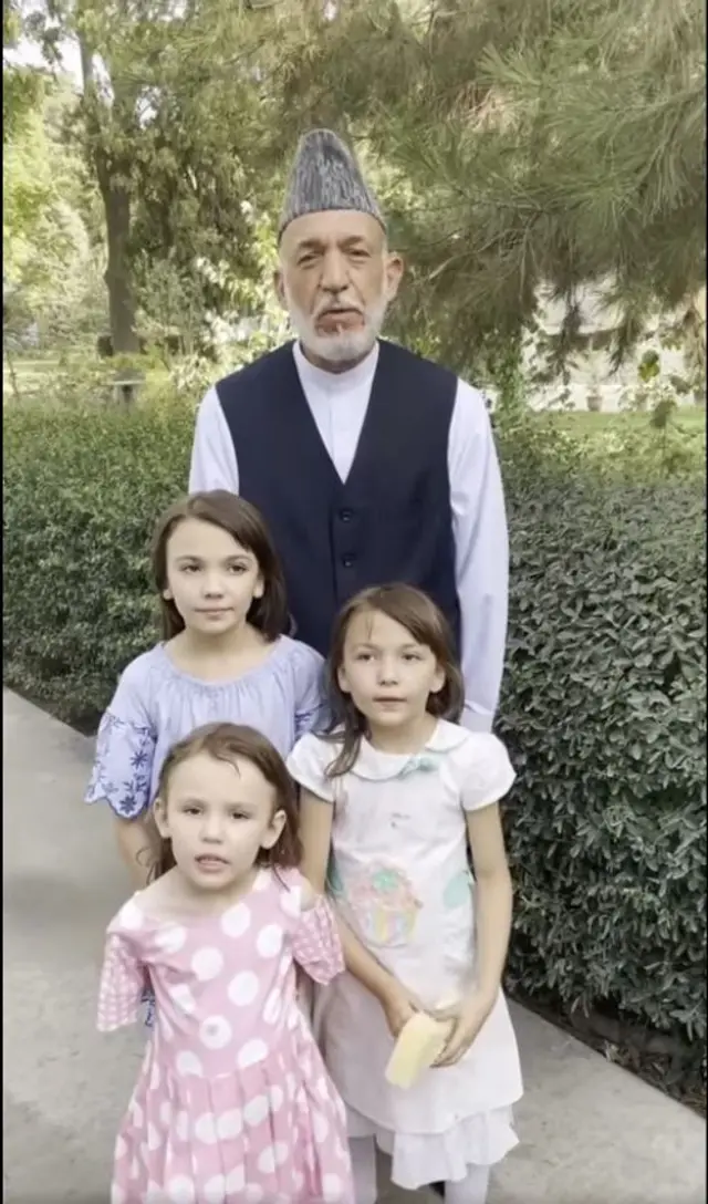 Hamid Karzai  da ƴaƴansa