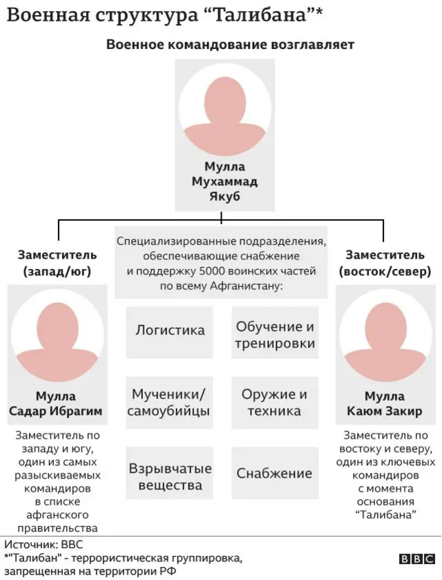Военная структура "Талибана"