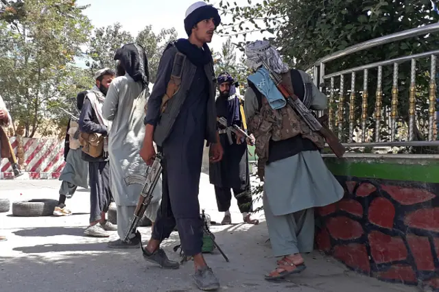 Gazne'de Taliban üyeleri