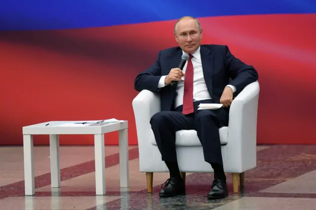 Владимир Путин 22 августа 2021 года