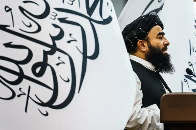 तालिबान प्रवक्ता ज़बीउल्लाह मुजाहिद