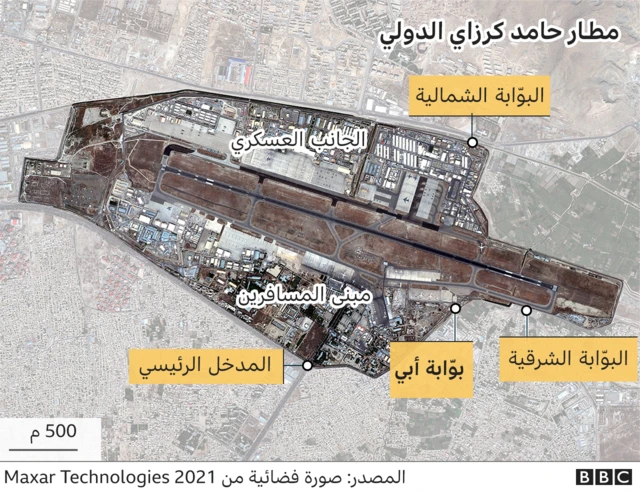 خارطة المطار
