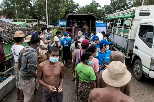 မြန်မာကို ရိက္ခာဆက်ထောက်ဖို့ ရံပုံငွေ လုံလောက်မယ့်ပုံမရဘူးလို့ ကုလအဖွဲ့ပြော