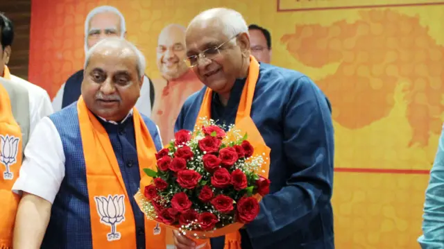 नितिन पटेल और भूपेंद्र पटेल