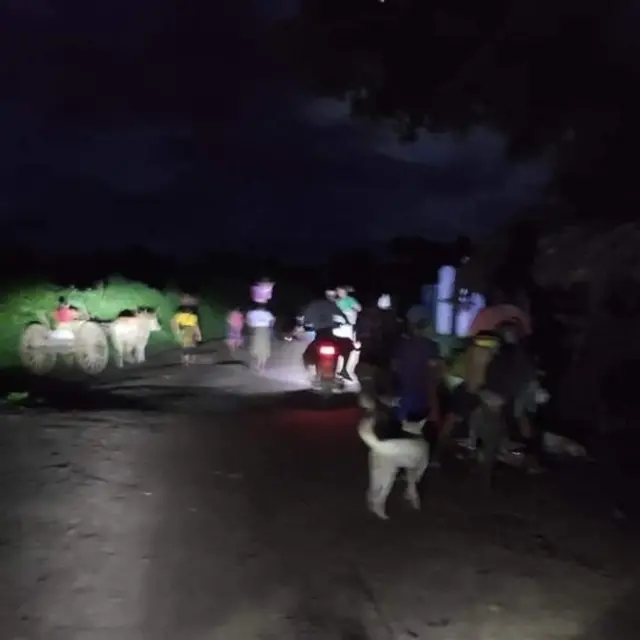 ကနီ နယ်အဆုံး မင်းကင်းနယ်စပ်ရွာတွေ စက်တင်ဘာလ ၁၈ ရက်နေ့ညက စစ်ကောင်စီတပ်တွေ ရောက်လာတဲ့ သတင်းကြောင့် ပုန်းရှောင်နေကြရ