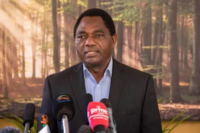 Rais wa Zambia alisifia timu yake ya kusafiri 'konda'