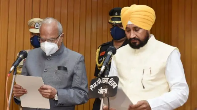 Charanjit Channi takes oath