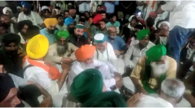 ਹਰਿਆਣਾ ਦੇ ਮਿਨੀ ਸਕੱਤਰੇਤ ’ਤੇ ਧਰਨੇ ’ਤੇ ਬੈਠੇ ਕਿਸਾਨ ਆਗੂ