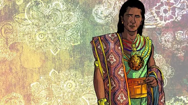 सम्राट अशोक का एक चित्र