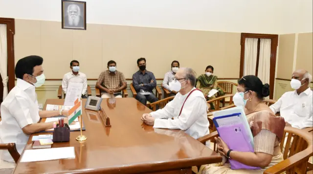 சந்திரஹாசன் - மு.க.ஸ்டாலின் சந்திப்பு