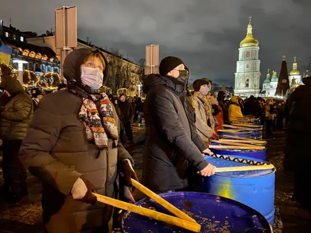 прихильники Порошенка