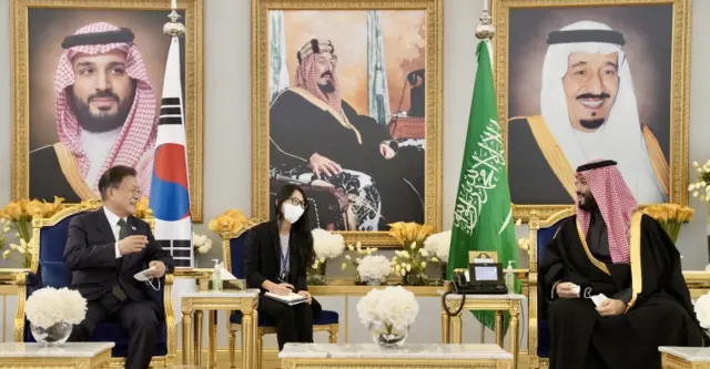 رئيس كوريا الجنوبية يصل السعودية للقاء ولي العهد الأمير محمد بن سلمان