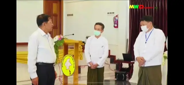 စစ်ကောင်စီဥက္ကဋ္ဌ နဲ့ တနင်္သာရီတိုင်းငါးလုပ်ငန်းအဖွဲ့ချုပ်ဥက္ကဋ္ဌ ဦးလှသန်း ယာအစွန်