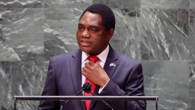 Rais wa Zambia Hakainde Hichilema