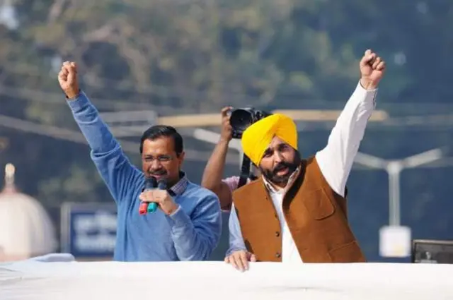 ਅਰਵਿੰਦ ਕੇਜਰੀਵਾਲ ਅਤੇ ਭਗਵੰਤ ਮਾਨ