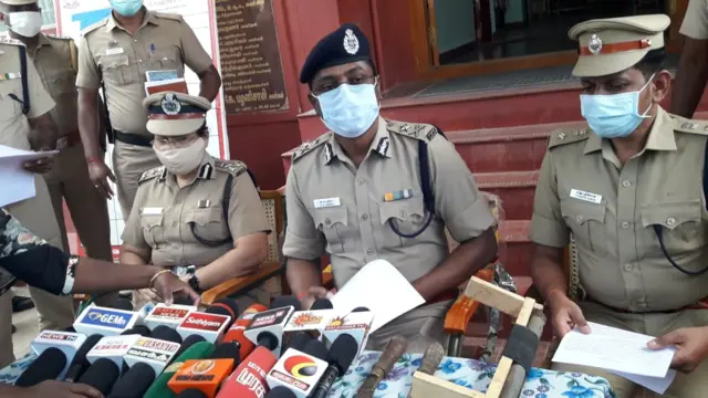 திண்டுக்கல்லில் செய்தியாளர்களைச் சந்தித்த ஐ.ஜி அன்பு