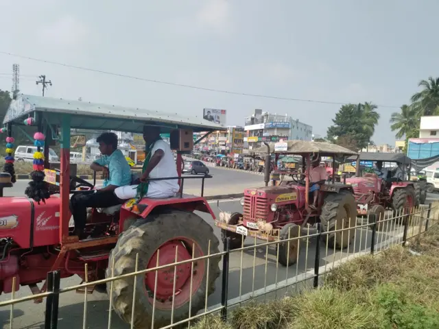 விவசாயிகள் சங்க பேரணி