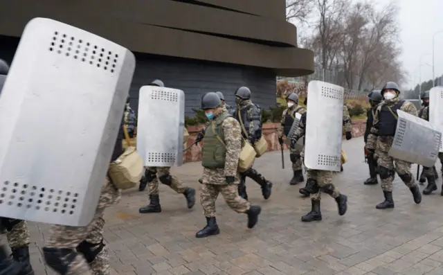 ОМОН в Алматы