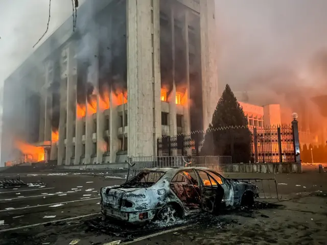 Акимат в огне