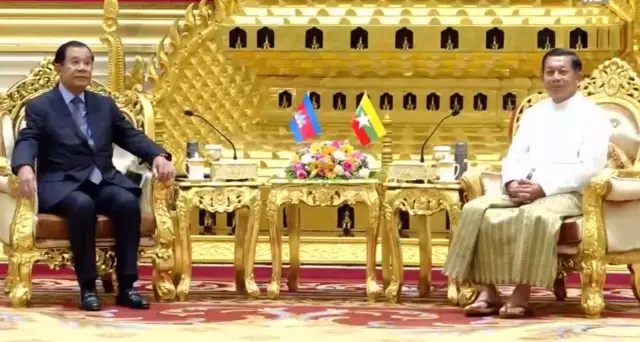 ဟွန်ဆန်နဲ့ ဗိုလ်ချုပ်မှူးကြီး မင်းအောင်လှိုင်