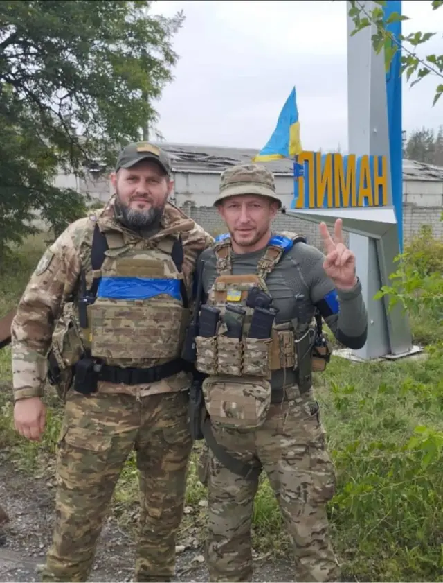 украинские военные у лимана
